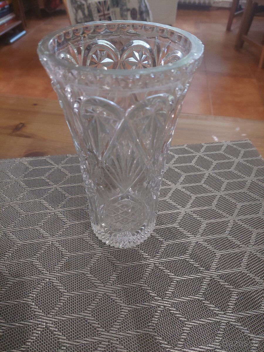Váza 20cm - křišťál