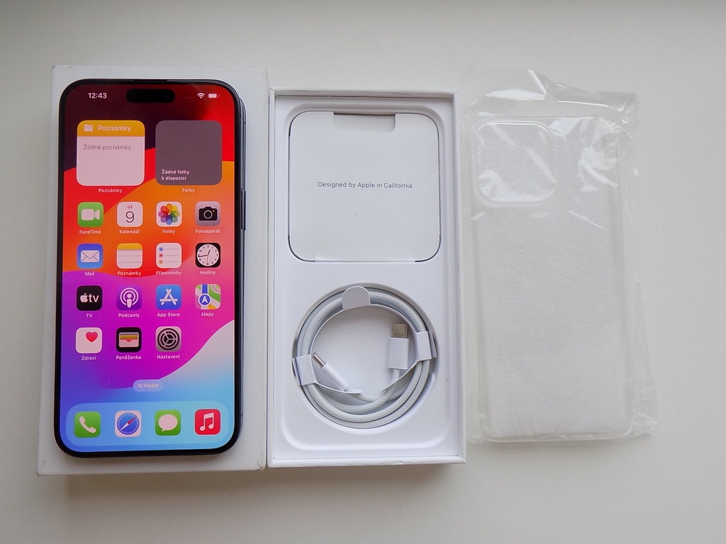 APPLE iPhone 15 Pro MAX 256GB Černý Titan -ZÁRUKA -TOP STAV