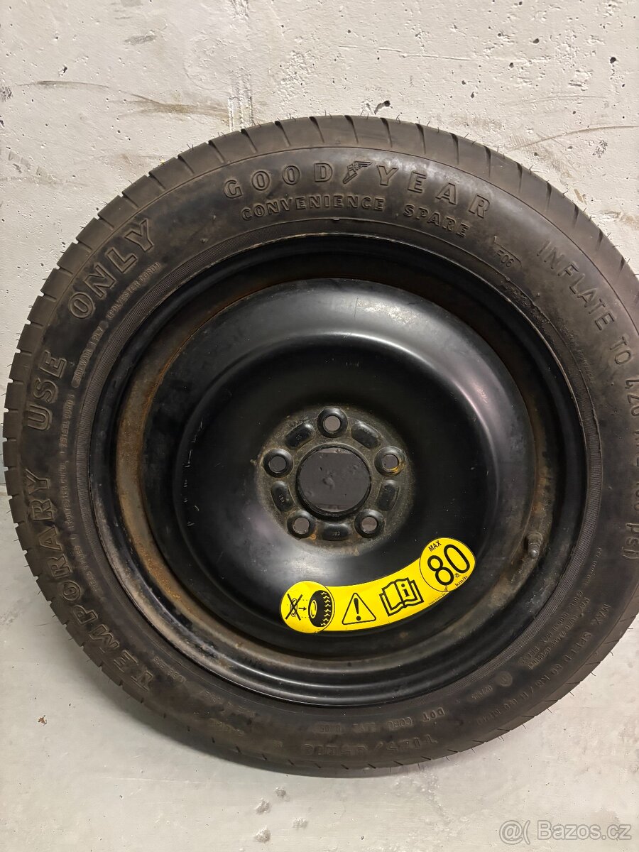 Dojezdové kolo Ford Volvo 16 5x108, GoodYear 125/85/16