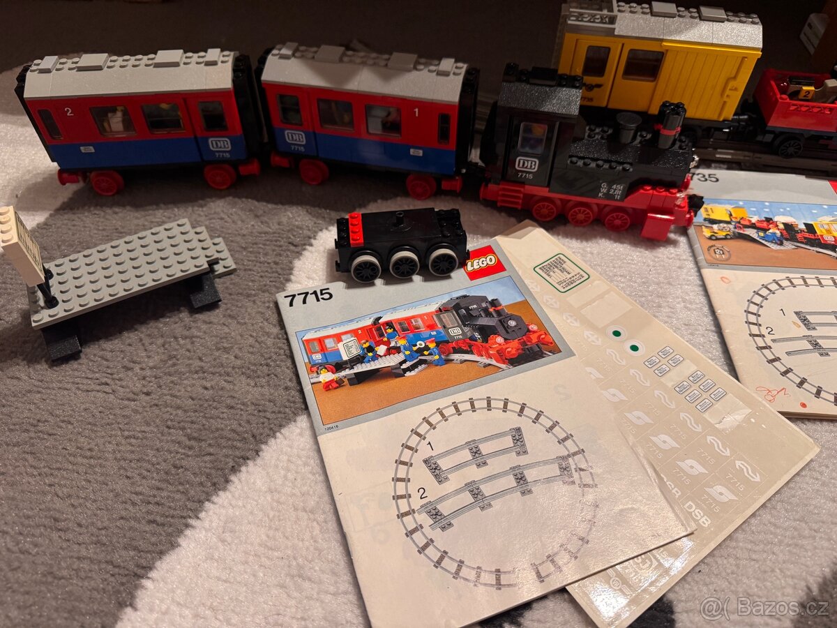 Lego 7715 vlak s motorem 12v