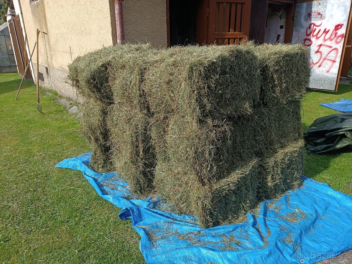 Balíky, seno, otava