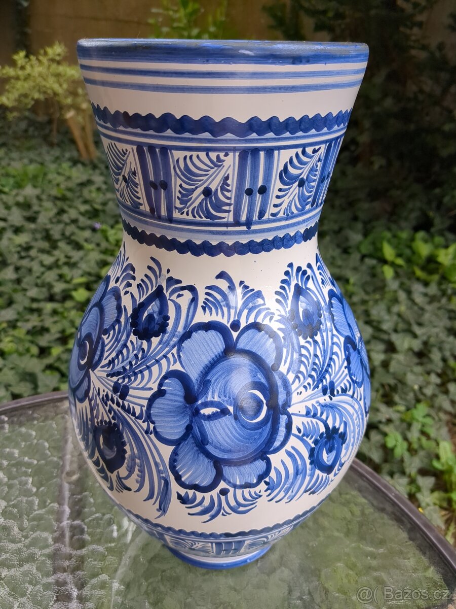 Váza - MODRANSKÁ KERAMIKA - 35cm