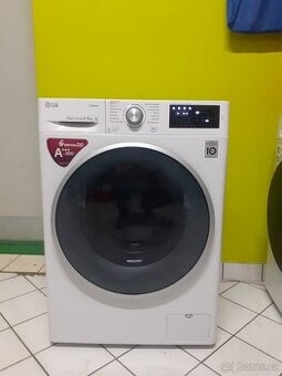 Pračka LG WD62J6WY1W. Slim 45 cm. Parní, antialergická. A+++