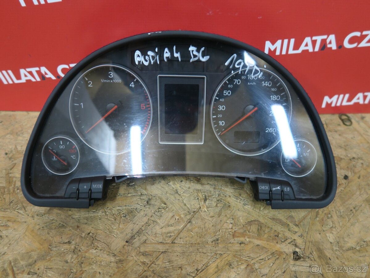 Přístrojový štít Audi A4 B6 1.9TDI 96KW