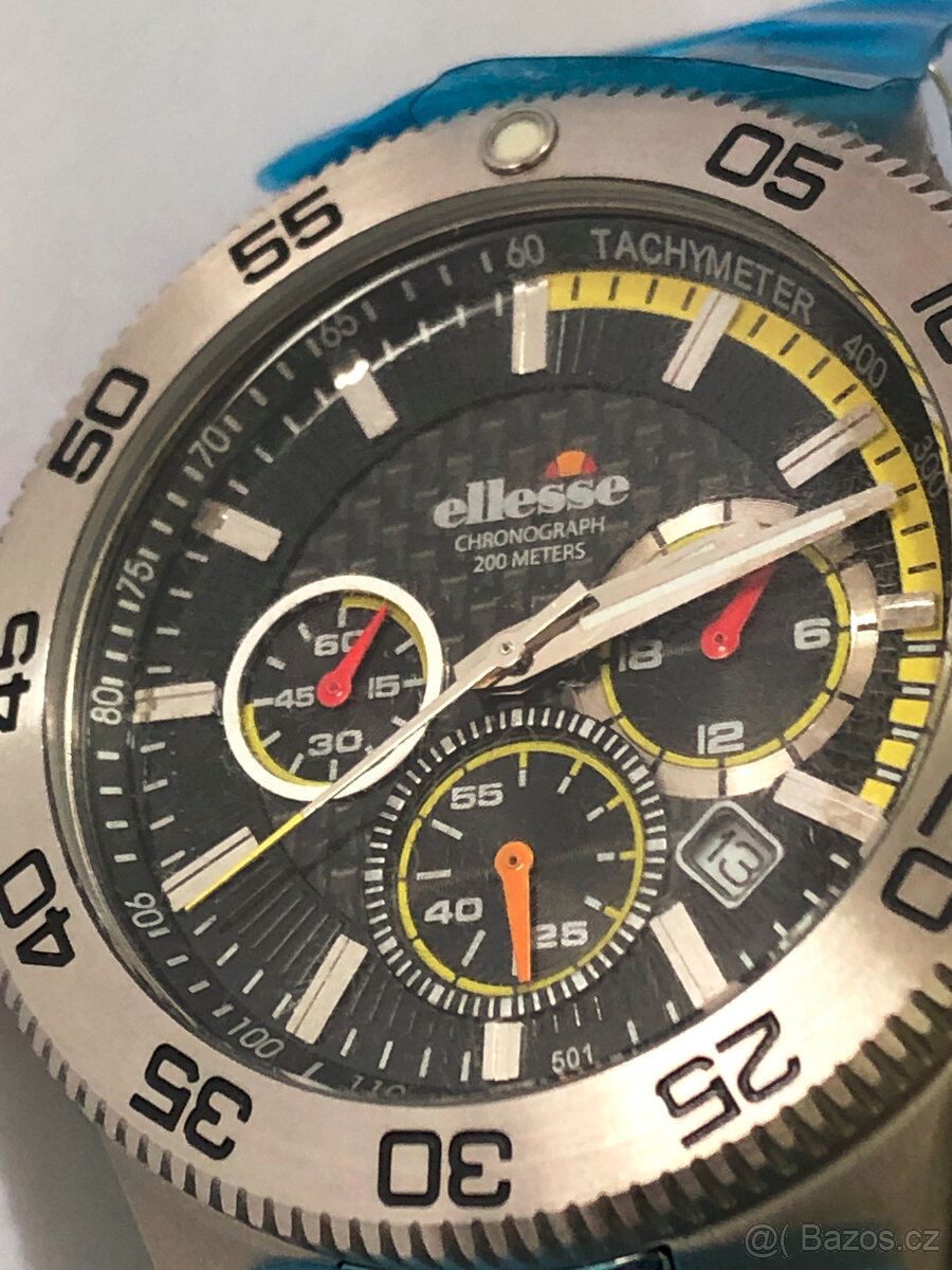 Ellesse 42mm Split Time Chronograph 200m WR, PC 8900,-