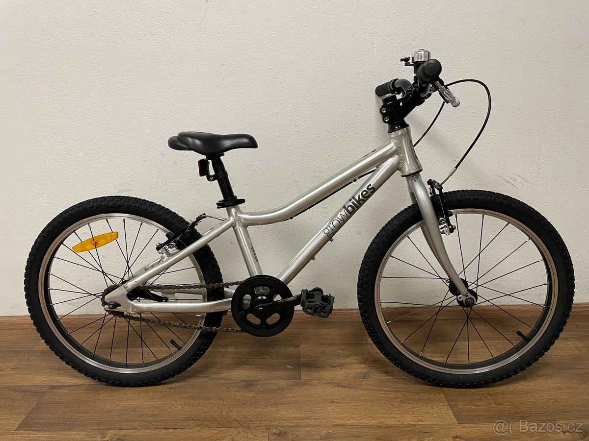 Dětské kolo Growbikes 20” stříbrné