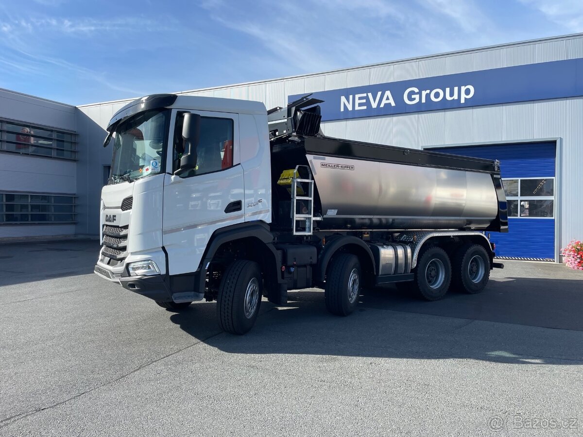 Prodej, nový sklad, DAF XFc 480 FAD 8x4 S1 Thermo Meiller Ma