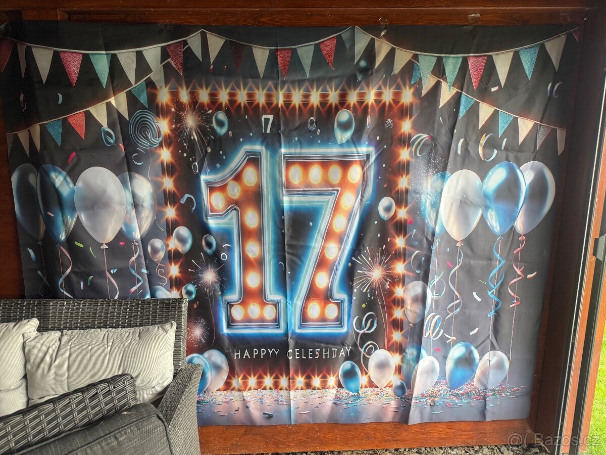 Banner na 17. Narozeniny