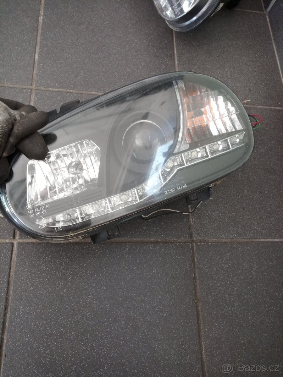 Vw Golf 4, IV tuning světla Led