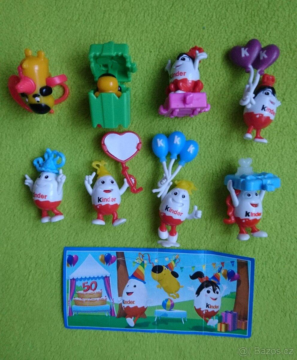 Kinder figurky - sada Kinder 50.výročí 1x BPZ