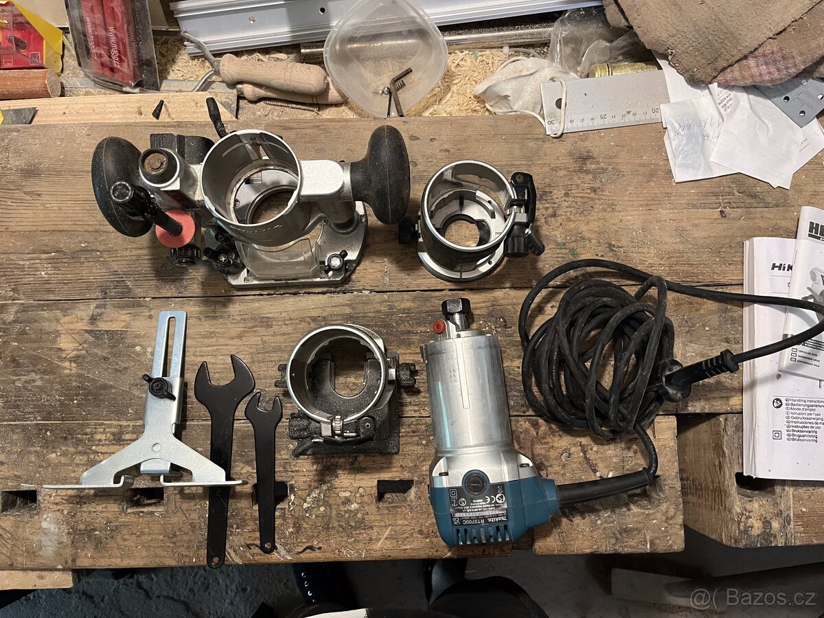 frézka MAKITA RT0702CX2J + příslušenství