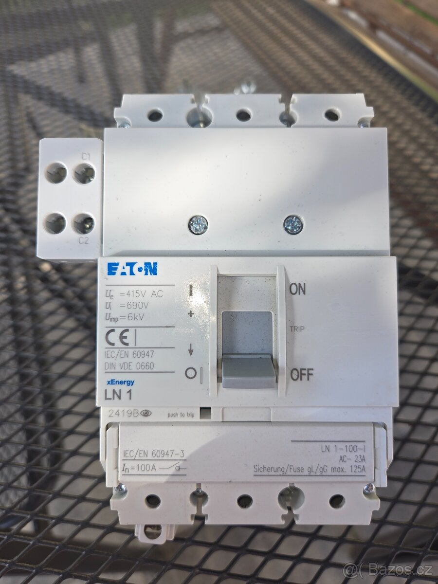 Hlavní vypínač Eaton 100 A