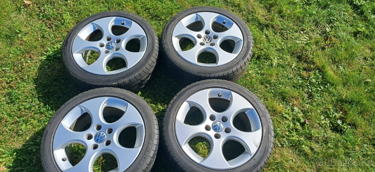 ALU VW - disk + pneu 71/2Jx17H2 ET51