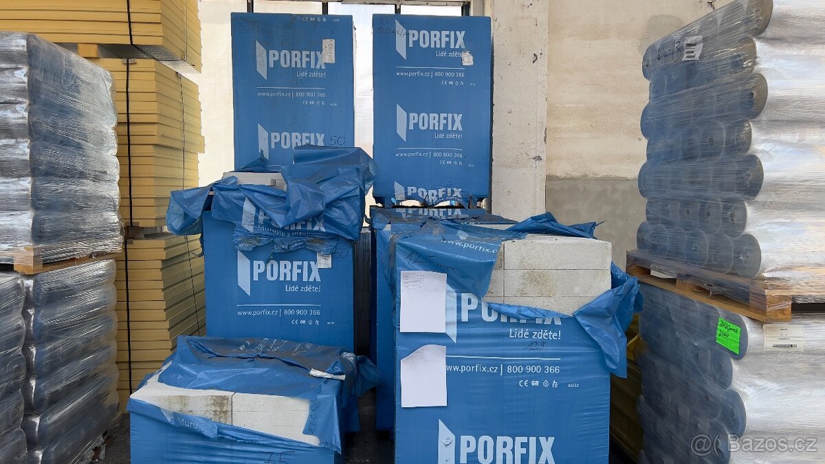 Porfix P2-500 pískový 500x250x125 HL (96 ks/pal)