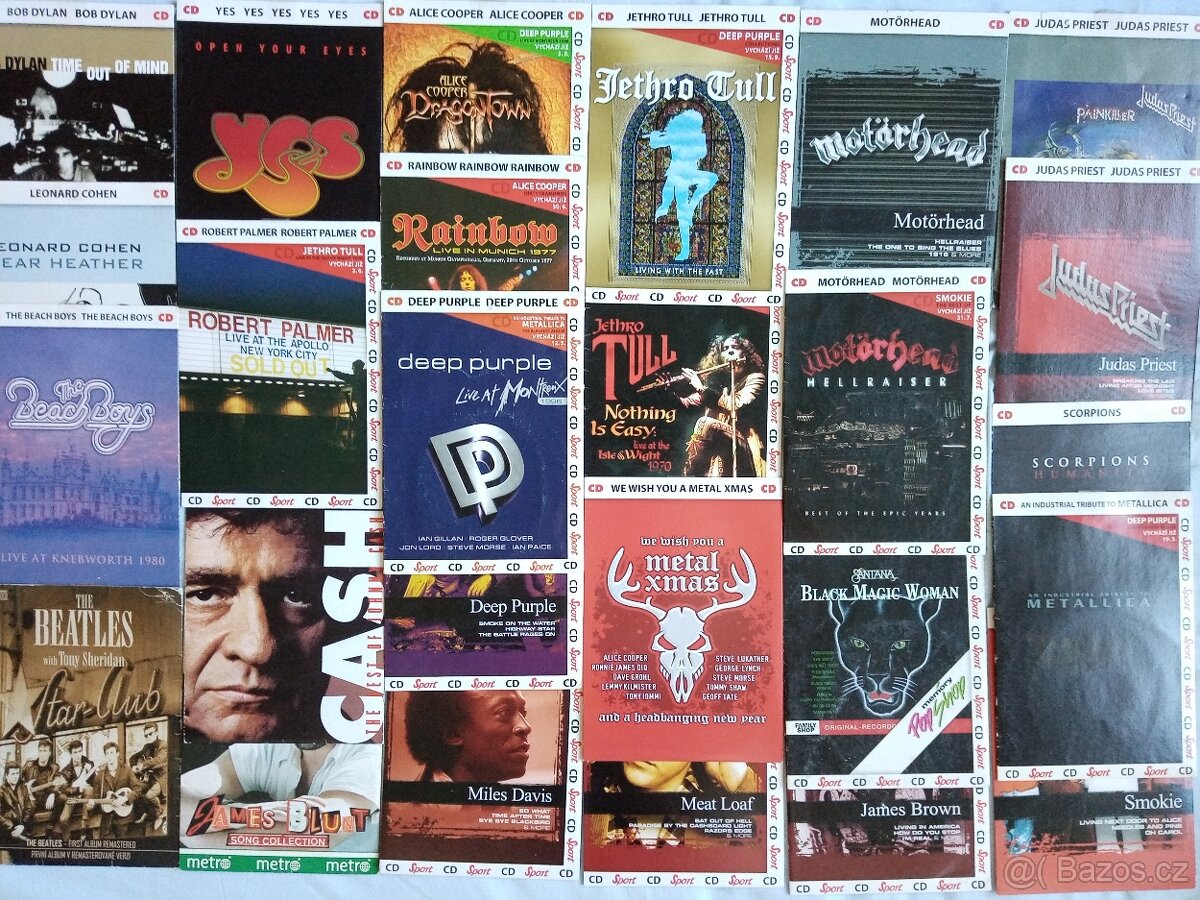 Orig.CD rock a pop (posetky- i nerozdelane) od 19Kč