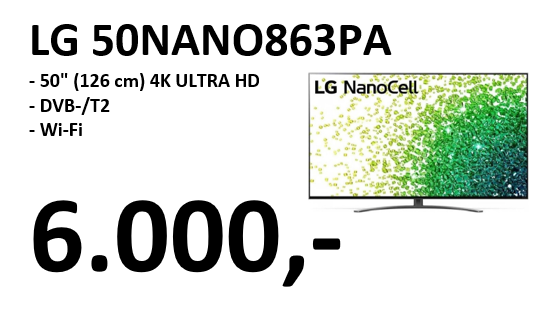 LG 50NANO863PA 126cm  NanoCell