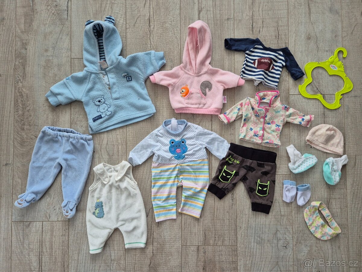 Oblečení na panenku Baby Born 43 cm kluk mix