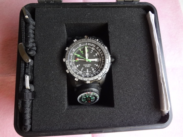 Luminox recon point man 8831 KM s GMT.