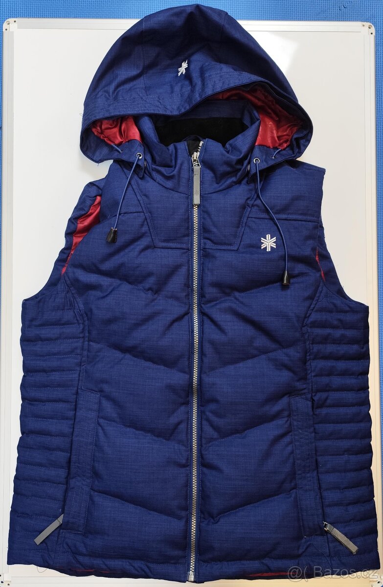 PÉŘOVÁ vesta  Ahkka pánská L - PERFEKTNÍ STAV