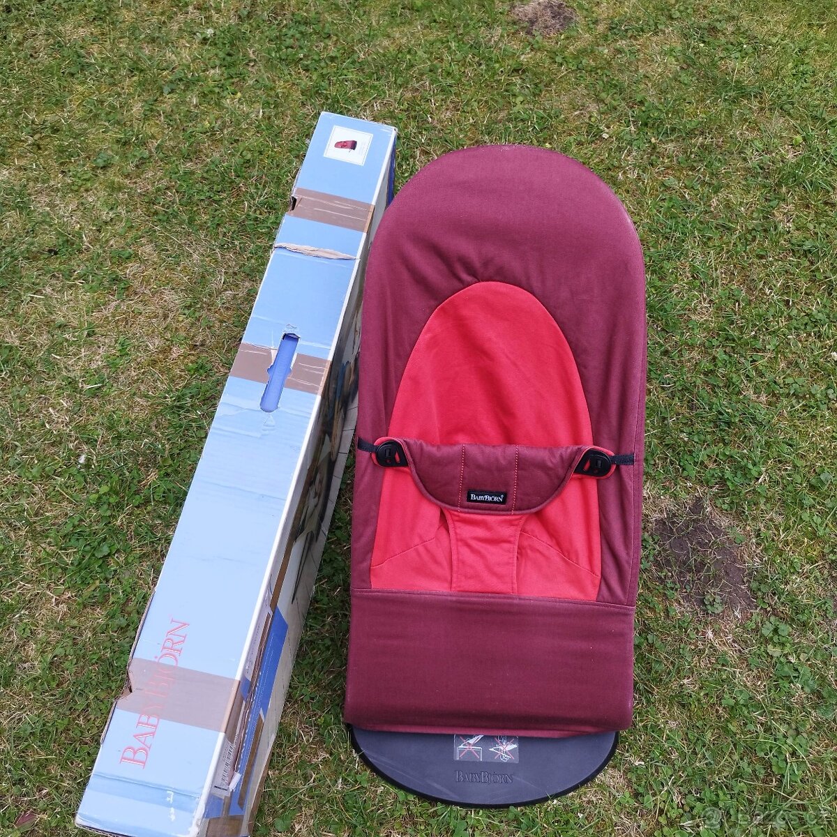 Babybjorn lehátko houpátko Balance Soft Rust/Orange Cotton