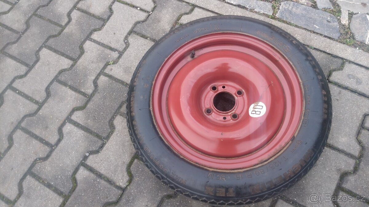 dojezdové kolo 15 4x108 PEUGEOT CITROEN OPEL