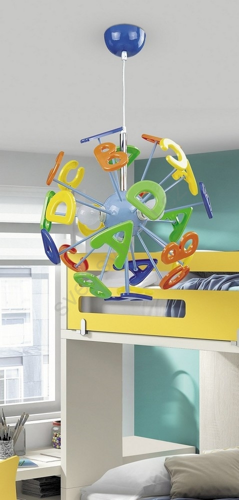 Dětské stropní svítidlo - písmena