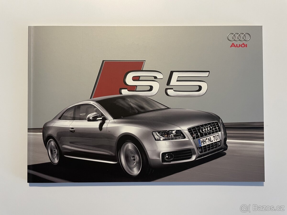 Audi S5 (8T) ~ německý prospekt ~ rok 03/07 ~ 64 stran