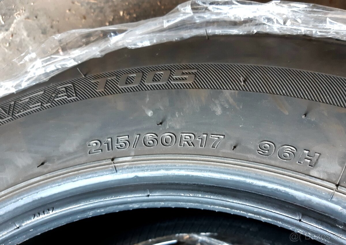 Letní pneu BRIDGESTONE Turanza T005 215/60 R17 96H