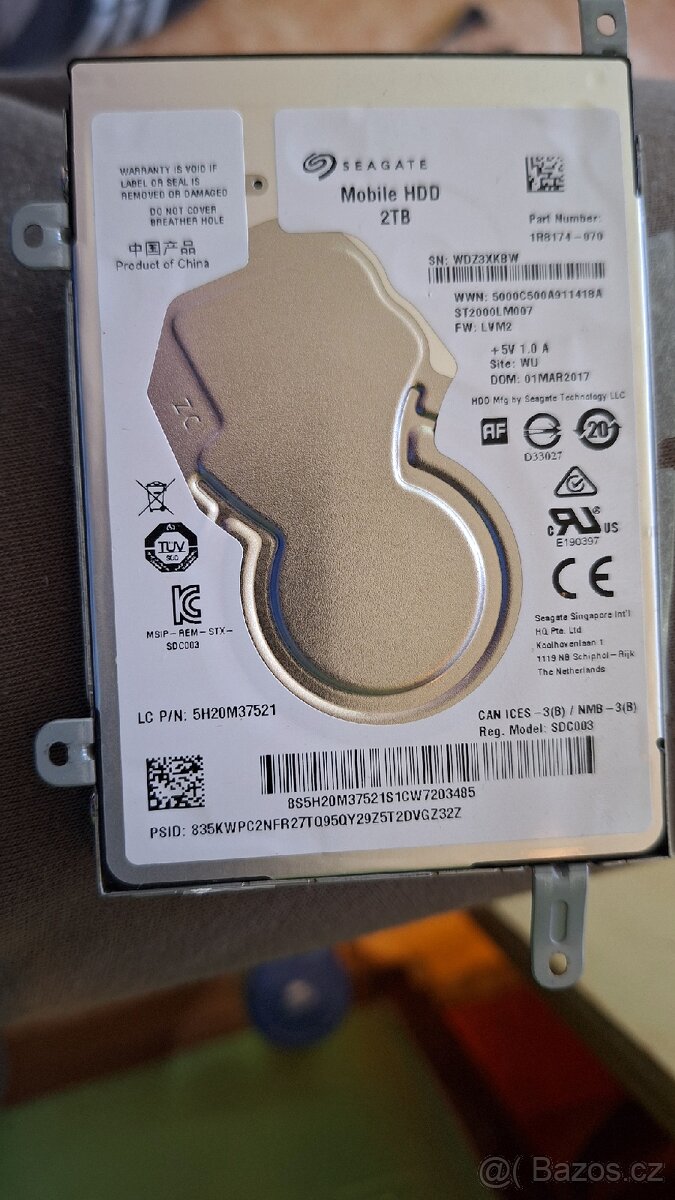 2T hardisc do notebooku lenovo
