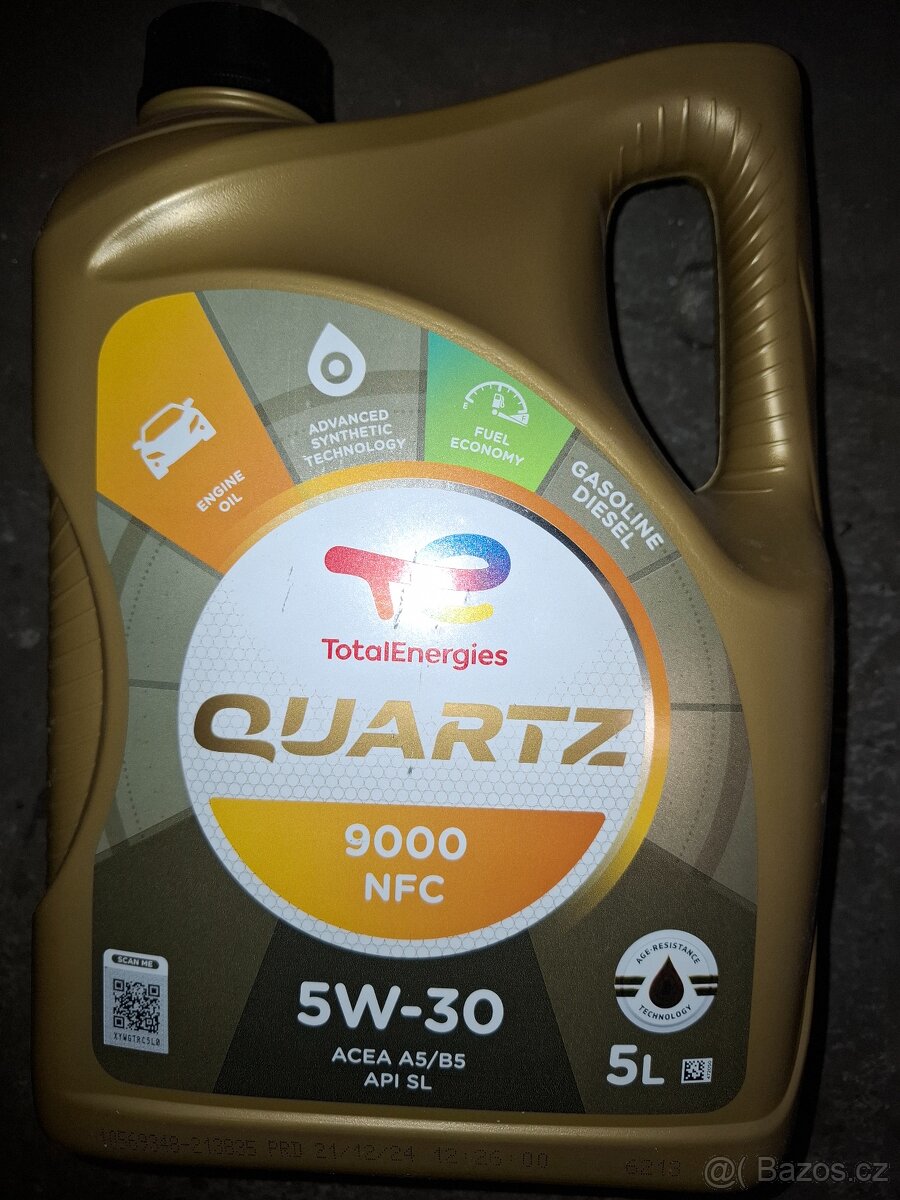 5L total quartz 5w30 9000nfc