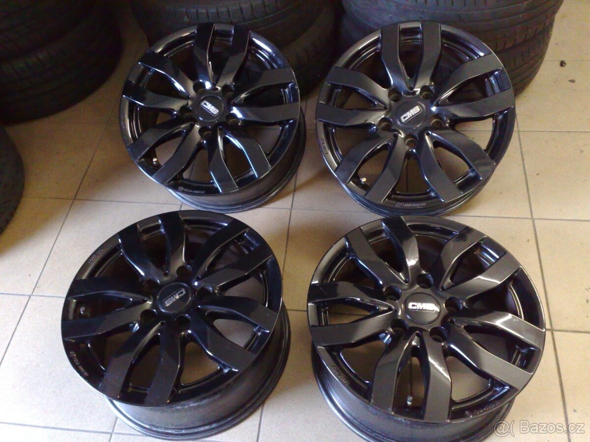 alu kola 5x120 r16 čidla tpms
