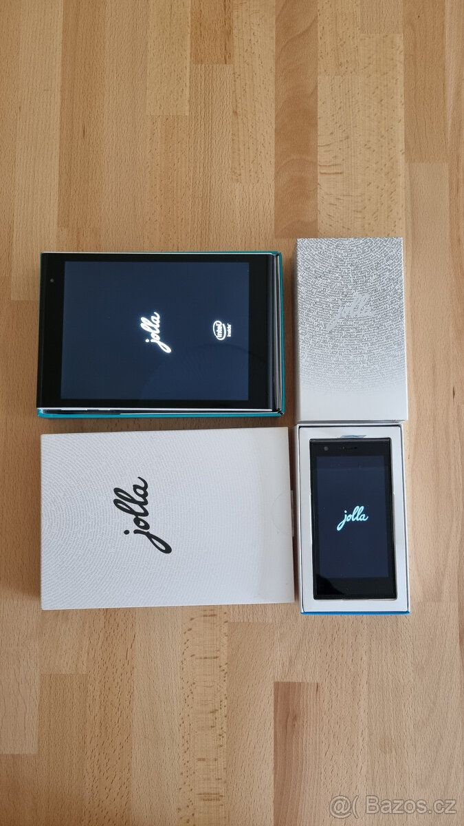 Mobilní telefon Jolla 1 a Jolla tablet