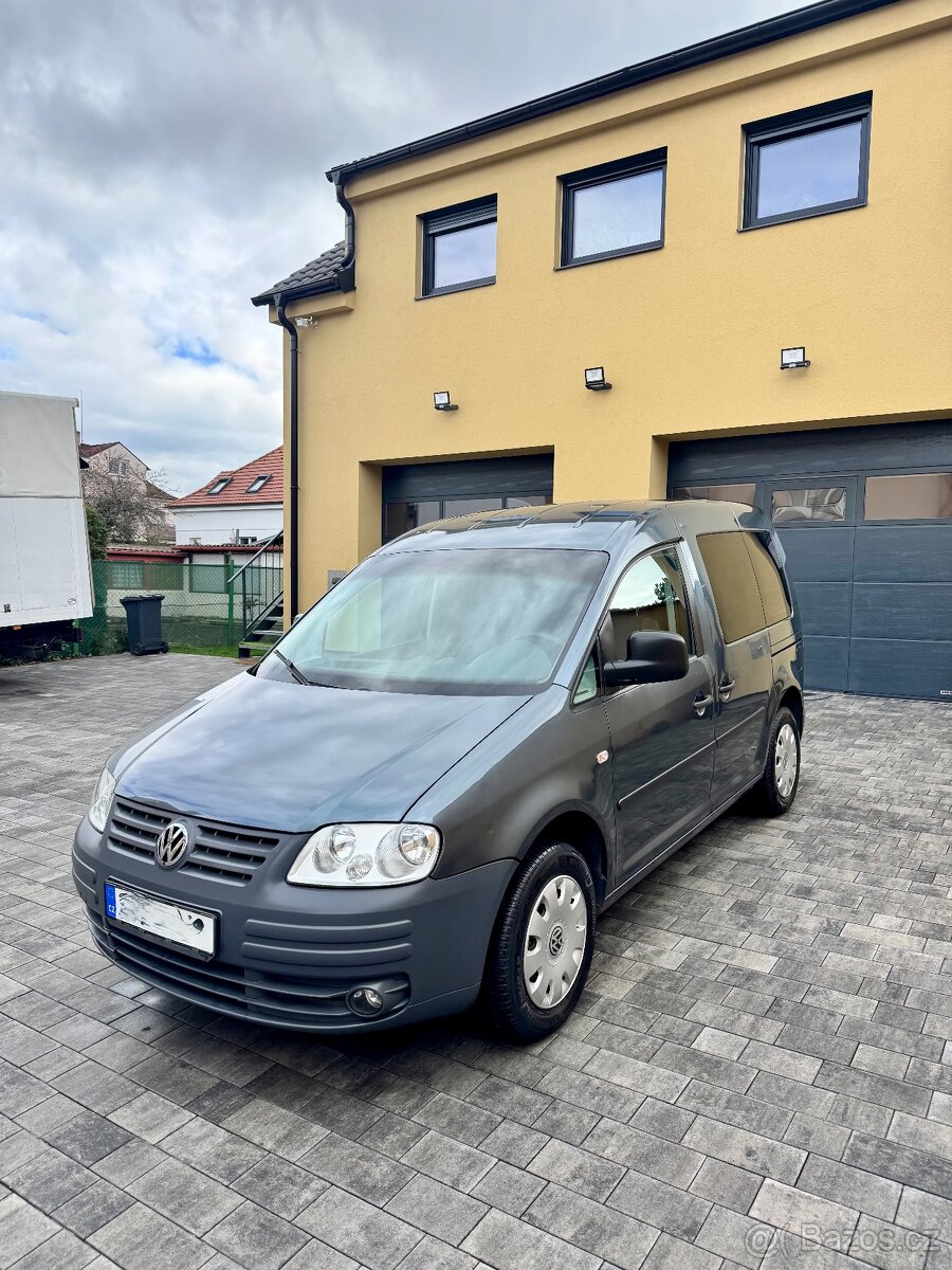 VW CADDY KOMBI LIFE FUEL 2.0BA+CNG ČR N.STK PO SERVISU TAŽ.