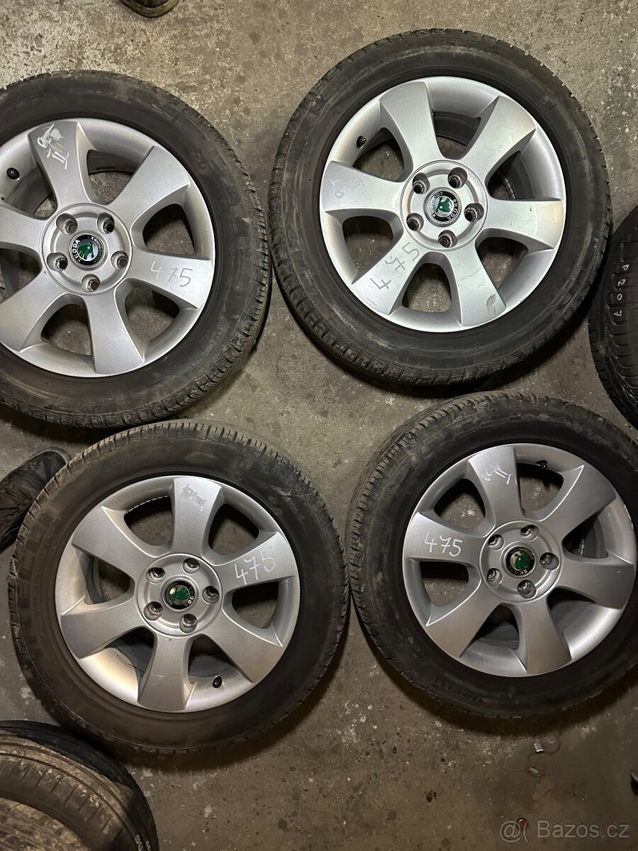 475 letní kola na Škoda Octavia 2