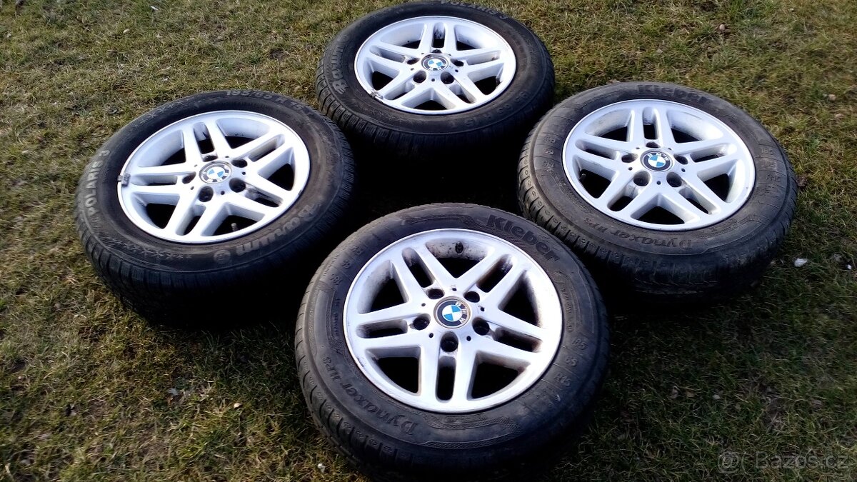 15 alu kola BMW E 36, E 46 letní pneu