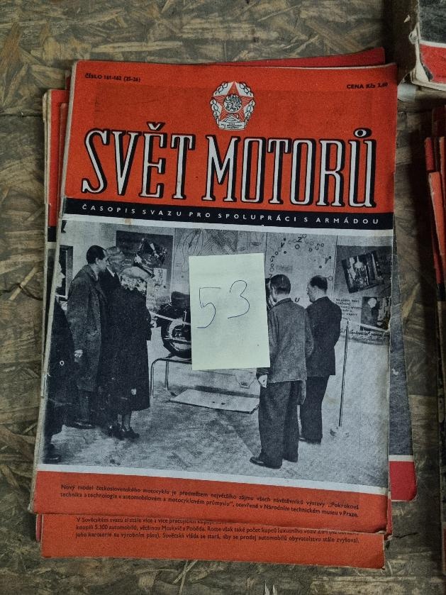 prodám sbírku časopisů SVĚT MOTORŮ