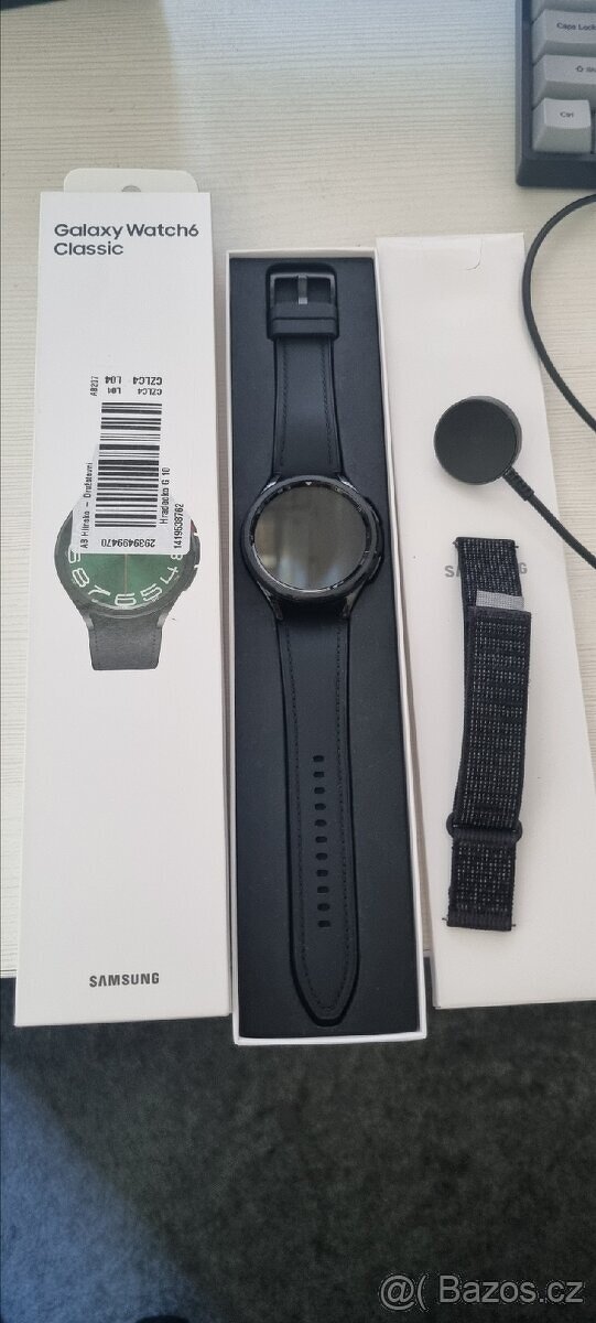 Hodinky Samsung Galaxy Watch 6 Classic 47mm + řemínek látka