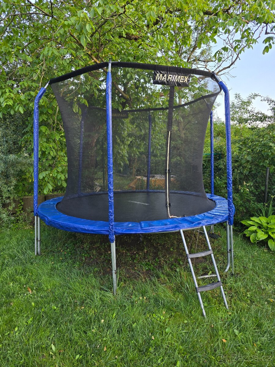 Trampolína Marimex 305 cm + vnitřní ochranná síť +