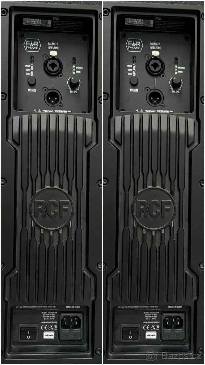RCF zesilovače