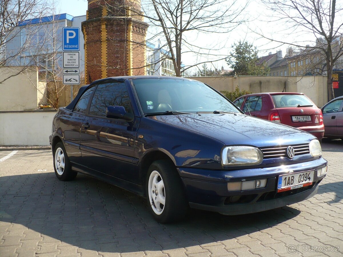 golf cabrio 1.9tdi,r.v.1996 66 kw