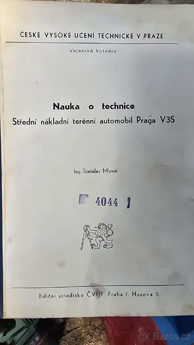 Praga V3S DOKUMENTACE NAVOD SKRIPTA