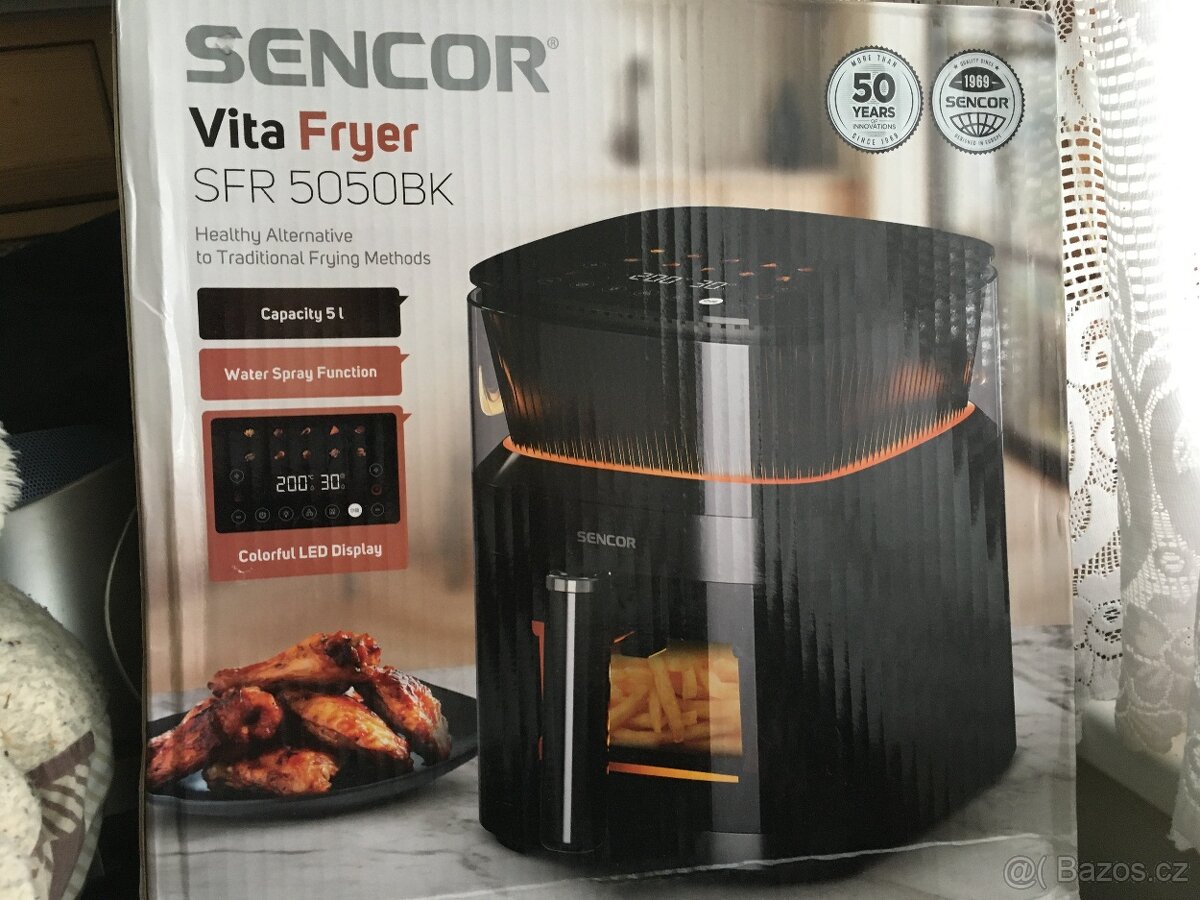 Horkovzdušná fritéza Sencor SFR 5050BK
