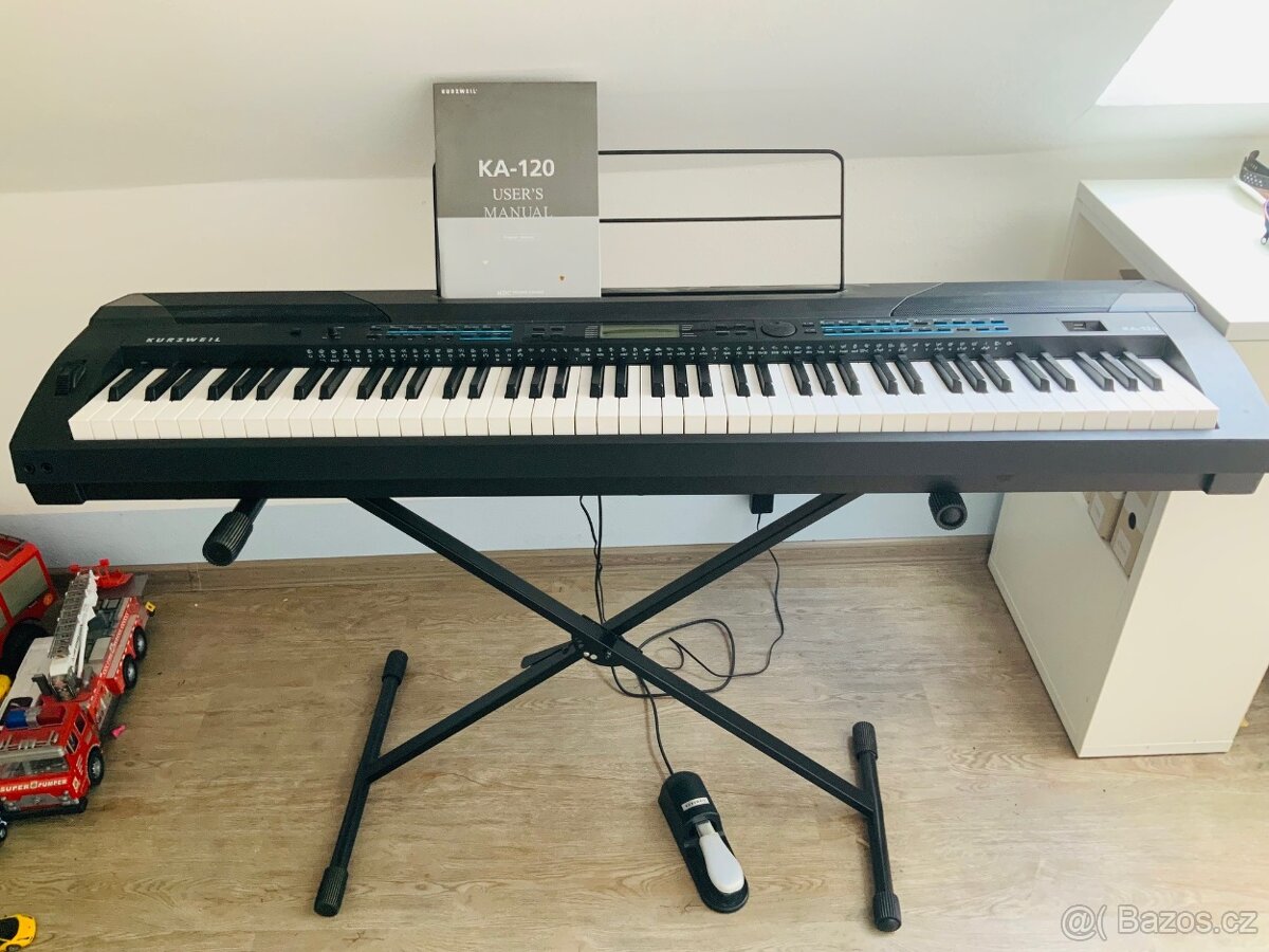 Přenosné digitální piano Kurzweil KA120 - klávesy