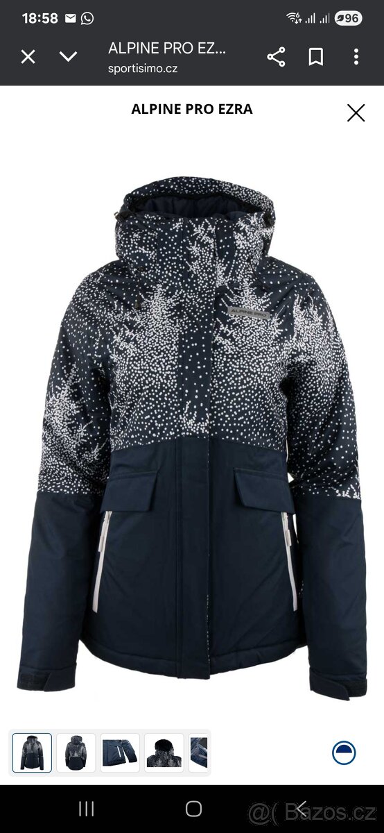 Alpine PRO - nová dámská bunda zateplená XS