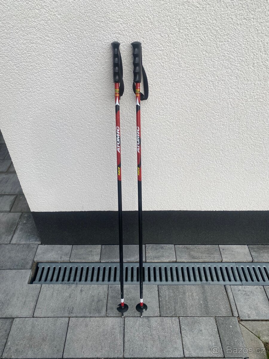 Dětské lyžařské hole Atomic 100 cm REZERVACE