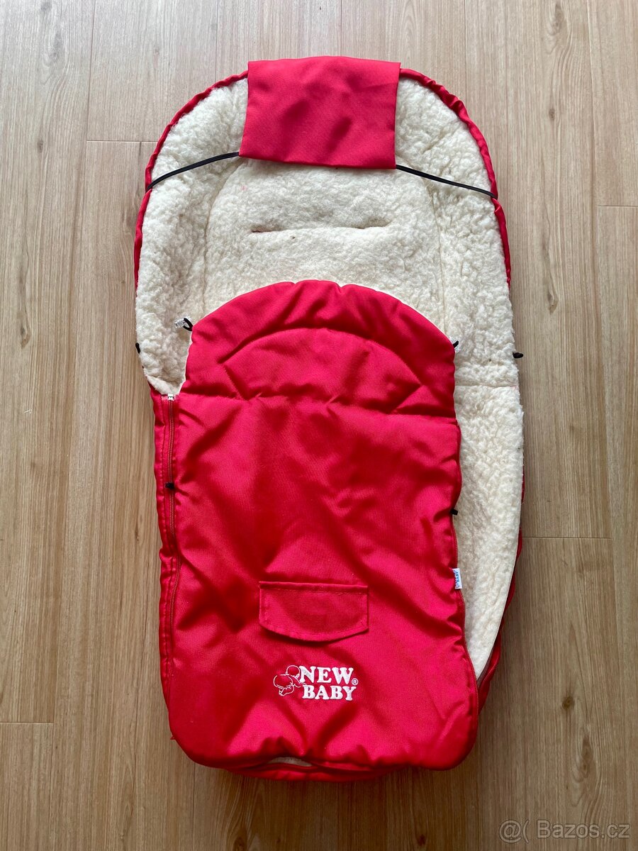 Zimní fusak s ovčím rounem