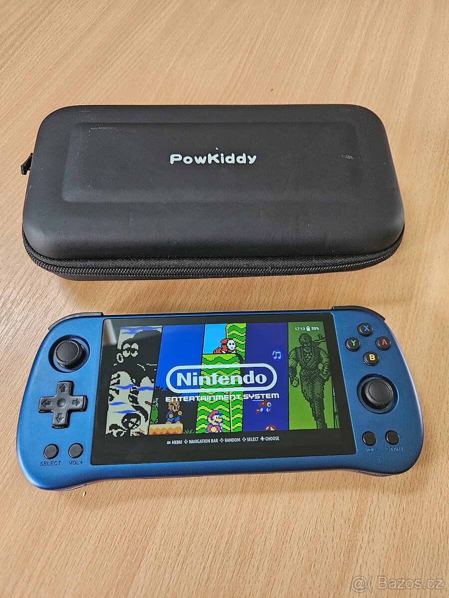 Powkiddy X55, herní konzole + sada her