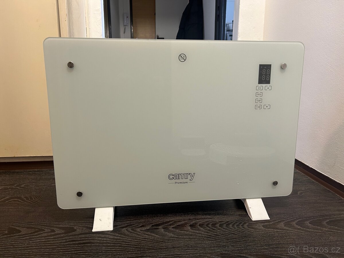 Skleněný konvektorový ohřívač CAMRY CR 7721