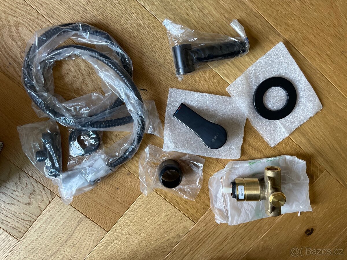 2ks bidetova baterie kludi zenta sl cerna matna