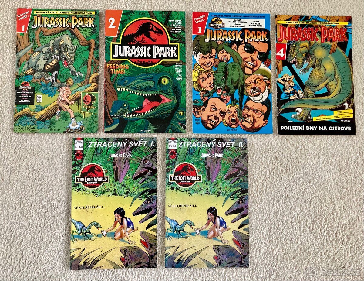 Jurský park a Ztracený svět - komplet